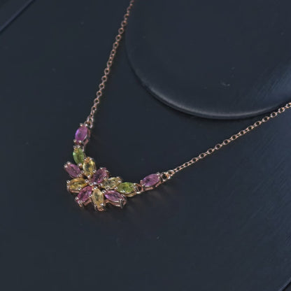 Tourmaline Bloom Necklace